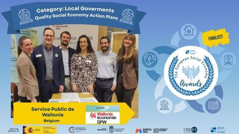 Ill. La Wallonie finaliste des European Social Economy Awards