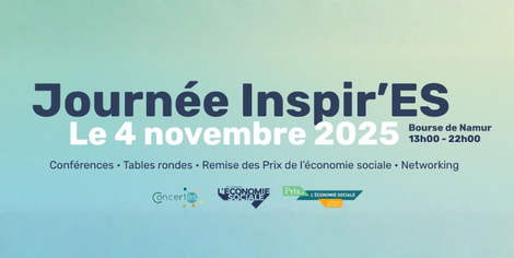Ill. Participez à la Journée Inspir’ES 2025, l’événement annuel de l’économie sociale en Wallonie