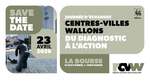 Évènement à venir : Redynamiser les centres-villes wallons - une journée d’échanges et de solutions concrètes